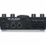 Interface M-Audio M-Track 2x2 Audio y Midi Rear