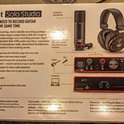 Focusrite Scarlett Solo Studio 3rd Gen Complete Recording Bundle